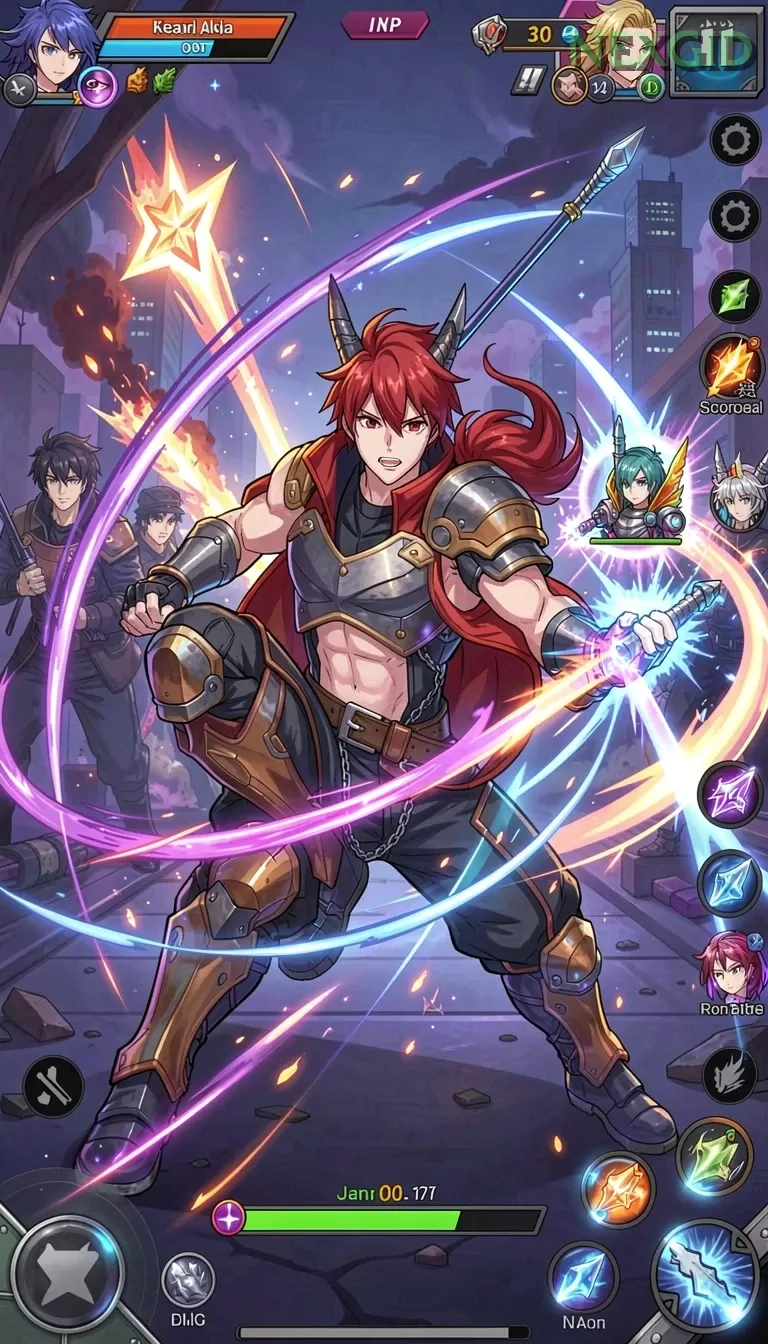 Galeri pratinjau visual nexgid build APK resmi terbaru